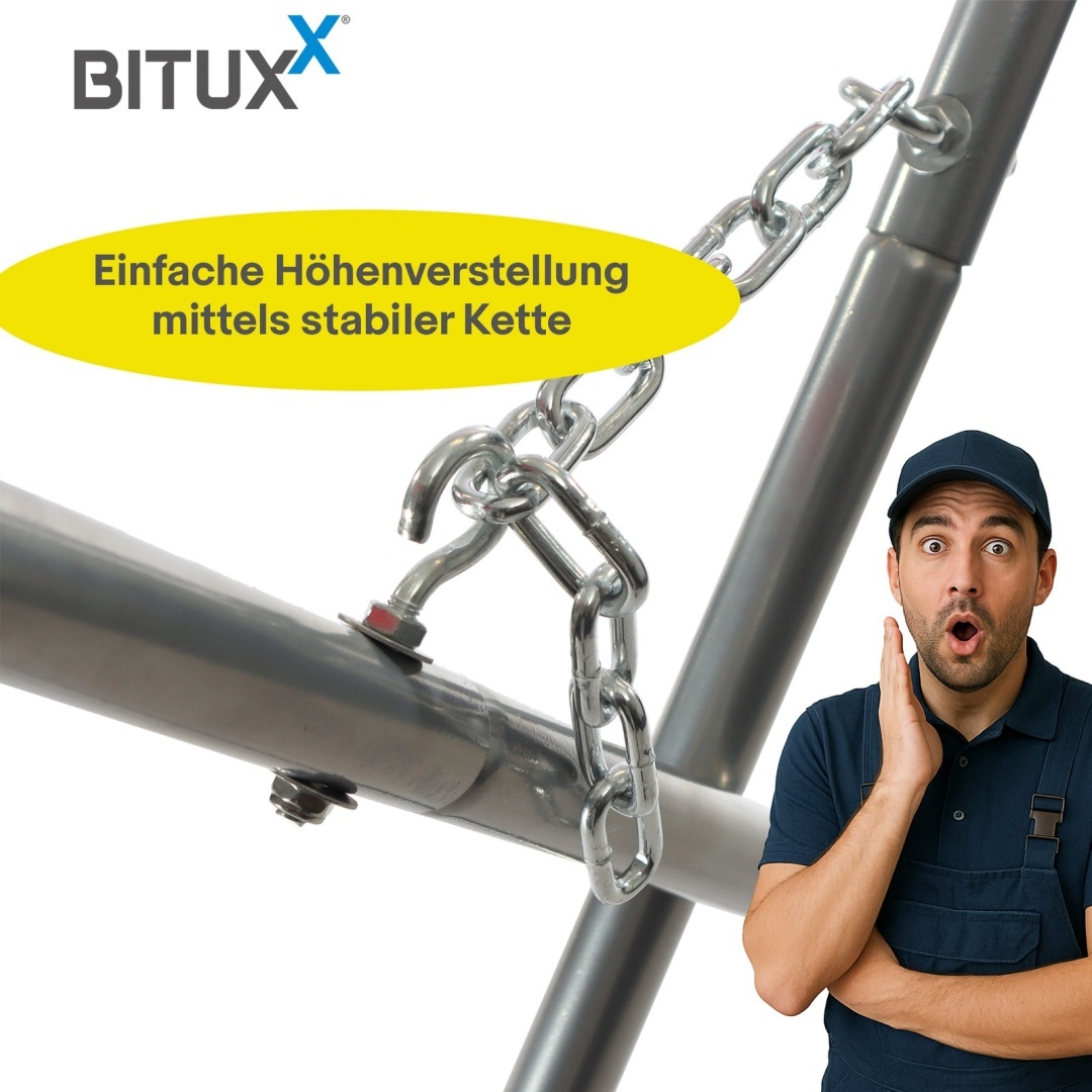 Servisní stojan / podpůrná koza s měkkou podložkou – BITUXX M19582